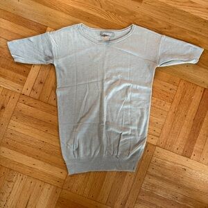 Banana Republic Heather Gray Knit Top